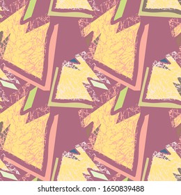 Seamless abstract urban pattern with chaotic elements.
