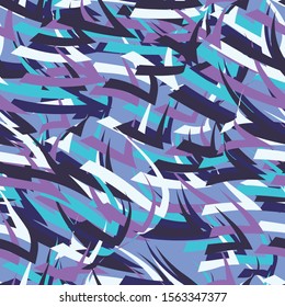 Seamless abstract urban pattern with curve repeat elements.