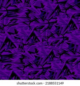 Seamless abstract urban pattern with curved geometry elemets and grunge circles