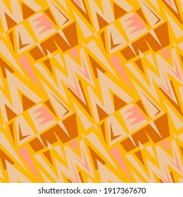 Seamless abstract urban pattern with geometry curved elenets