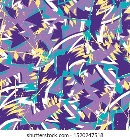 Seamless abstract urban pattern for textile or design.