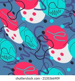 Seamless abstract vector artwork for wallpaper, prints, apparels, textile and texture