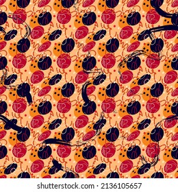 Seamless abstract vector artwork for wallpaper, prints, apparels, textile and texture