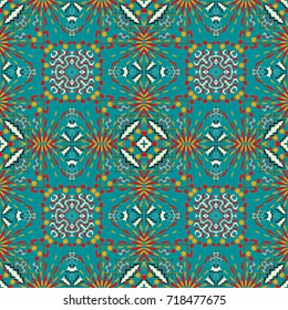 Seamless abstract vector background. Christmas pattern