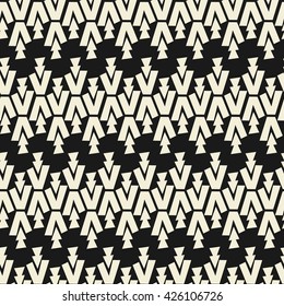 Seamless abstract vector. Seamless background.Seamless pattern in  black and white background.