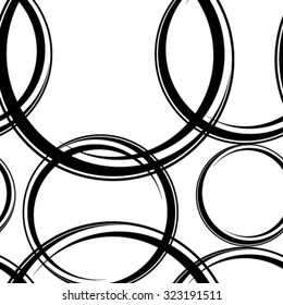 Seamless abstract vector bubble  illustration background