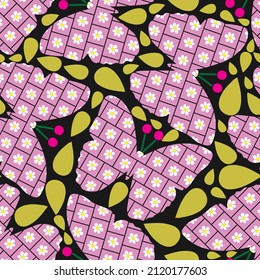 Seamless abstract vector butterfly pattern background. Suitable for packaging, clothing, wallpaper, scrapbooking, invitation card, fashion, fabric and for other design projects. 