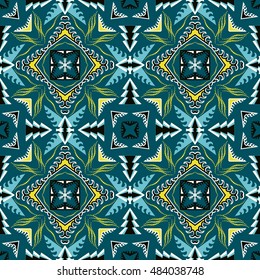 Seamless abstract vector Christmas pattern