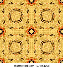 Seamless abstract vector Christmas pattern
