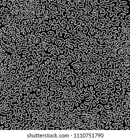 Seamless Abstract Vector Doodle Pattern