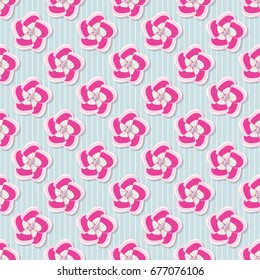 Seamless abstract vector floral background illustration
