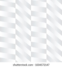 Seamless abstract vector geometric monochrome pattern. Ornament made of gradient white and grey rectangular shapes. Symmetrical layout. Gift wrapping paper. Bed sheets and interior.