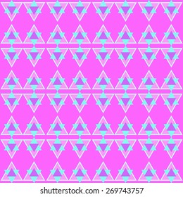 Seamless abstract vector geometric rhombus pattern background