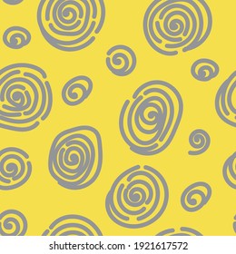 Seamless abstract vector hand drawn pattern