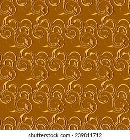 seamless abstract vector illustration background gold