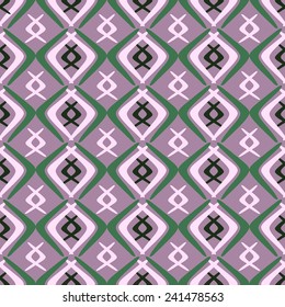 Seamless abstract vector illustration background from opposing arcs