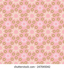 Seamless abstract vector illustration background with stars