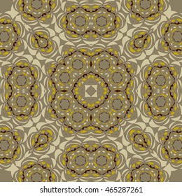 Seamless abstract vector illustration background. Decorative abstract shapes pattern 
