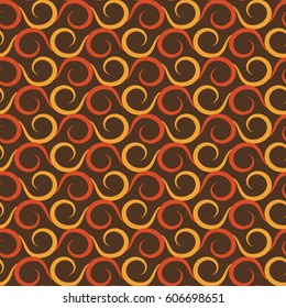 Seamless abstract vector illustration background of swirls