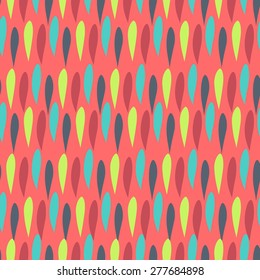 seamless abstract vector illustration of color petals