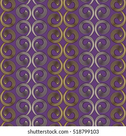 Seamless abstract vector illustration of curls