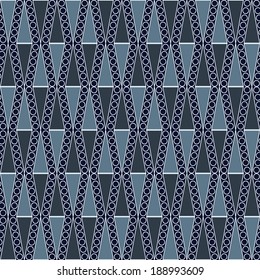 Seamless abstract vector illustration with geometric shapes