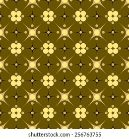 Seamless abstract vector illustration with  geometric shapes