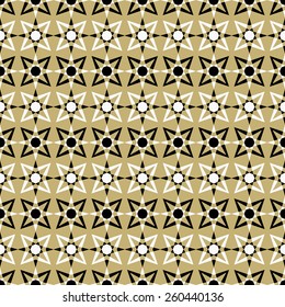 Seamless abstract vector illustration with  geometric shapes