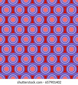 Seamless abstract vector illustration. Pattern of circles