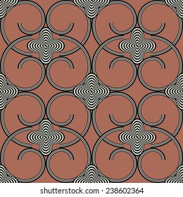 seamless abstract vector illustration of abstract shapes
