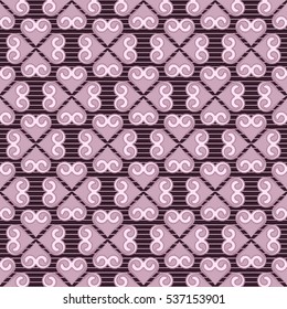 Seamless abstract vector illustration Valentine's Day
