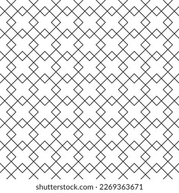 Patrón geométrico de línea vectorial abstracta sin foco