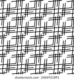 Seamless abstract vector line geometric pattern