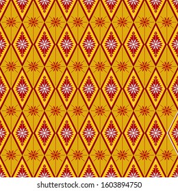  seamless abstract vector paper with decorative flowers, geometric shapes and design elements for decoration