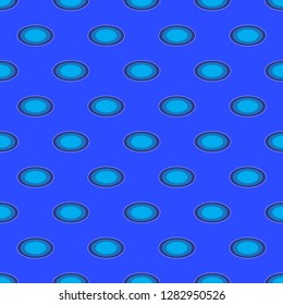 Seamless abstract vector patter on the blue background