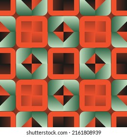 Seamless abstract vector pattern artwork made with repetitive geometry shapes and elements. Geometric design graphics for poster, cover, art, presentation, prints, fabric, wallpaper and etc.