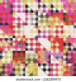 Seamless abstract vector pattern artwork made with repetitive geometry shapes and elements. Geometric design graphics for poster, cover, art, presentation, prints, fabric, wallpaper and etc.