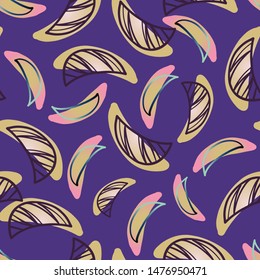 Seamless abstract vector pattern with colorful shapes. The design is perfect for wallpaper, backgrounds, wrapping paper, sheets, clothes, stationary and decorations. 