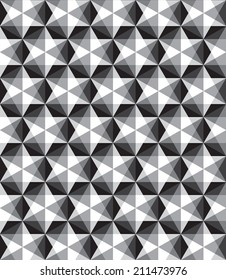 Seamless abstract vector pattern in gray tint