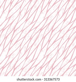 Seamless abstract vector pattern with hand drawn structural motive