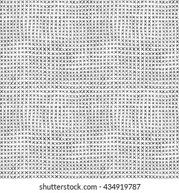 Seamless abstract vector pattern with hand drawn structural motive