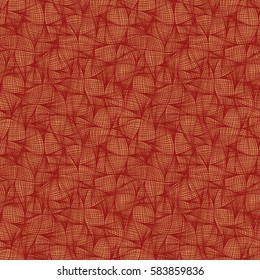 Seamless abstract vector pattern with hand drawn structural motif - microscopic cell wall, woven fabric