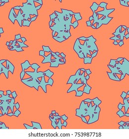 Seamless abstract vector pattern. Random layout. Gift wrapping paper. Bed sheets and interior.