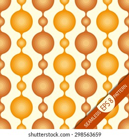 Seamless abstract vector pattern. Repeated volumetric geometric mosaic.