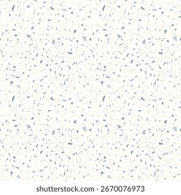 Patrón de Vector abstracto sin fisuras. Formas geométricas pastel dispersas sobre fondo crema. Textura orgánica de terrazo. Textura minimalista moderna para el diseño de la superficie y de la impresión