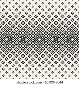 Seamless abstract vector pattern from smoothly decreasing rhombuses. Black on beige. Vector color background.