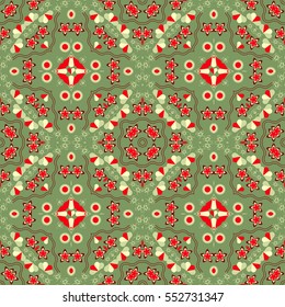 Seamless abstract vector pattern Valentine's Day
