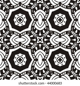 Seamless abstract vector wallpaper. Over any background.