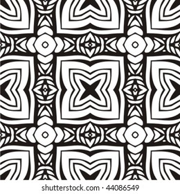 Seamless abstract vector wallpaper. Over any background.