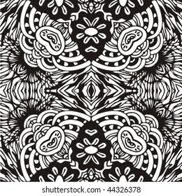 Seamless abstract vector wallpaper. Over any background.
